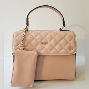 Dune London Blush Pink Medium Satchel Purse with Removable Coin Purse NWOT